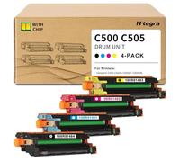 VersaLink C500 C505 Drum Unit (4-Pack) Replacement for Xerox C500 Drum Cartridge 108R01484 108R01481 108R01482 108R01483 for Versalink C500 C500N C500DT C500DN C505 C505DN C505S Printer, BK/C/M/Y