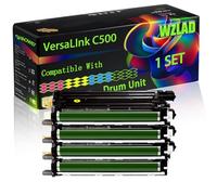 VersaLInk C500 Compatible for Xerox Drum Unit with Chip VersaLInk C500NW VersaLInk C505 VersaLInk C505S VersaLInk C505SW VersaLInk Printers (4-Pack BK/C/M/Y)