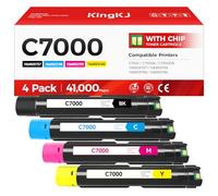VersaLink C7000 High Capacity Toner Cartridge 4-Pack Replacement for Xerox 106R03757 106R03758 106R03759 106R03760 Compatible for Xerox VersaLink C7000 C7000N C7000DN Printer Black Cyan Magenta Yellow