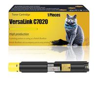 VersaLink C7020 106R03737 106R03740 106R03739 106R03738 Compatible for Xerox Toner Cartridge VersaLink C7025D VersaLink C7025S VersaLink C7025T Printers, Electronics Accessories (Yellow)