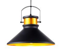 Teamson Home Pendant Led Light Black Modern Hanging Ceiling Lighting Teamson Home Black