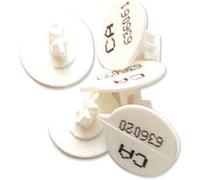 Versapak Versapak Numbered Button Seal White (Pack 500)