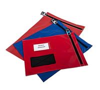 Versapak Mailing Pouch Durable PVC-coated Nylon 355x470mm Red Ref CVF3_RDS