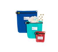 Versapak Secure Cash Bag Medium 267 x 267 x 50mm Blue