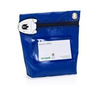 Versapak Small Secure Cash Bag 152x178x50mm BLUE (CCB0)