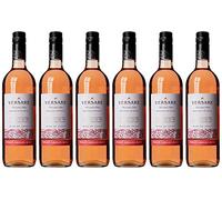 Versare Pinot Grigio Rosé Wine from Italy, Veneto Case of 6, 75cl Bottles - Light Strawberry and red-berry Notes, Crisp Dry Finish - Serve Chilled with Seafood, Salads and Grilled Chicken