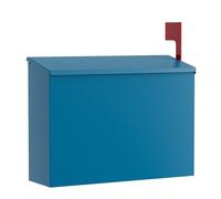 VERSASKY Wall Mount Mailbox for Outside Large Capacity, Blue
