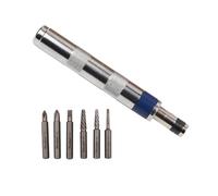Versatile 1/4" Drive Driver Set with 6Different Attachment Essential Tool for Electronics Maintenance Easy to Use Household Maintenance Tool