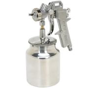 Versatile 1.5mm Nozzle Suction Feed Airbrush For Water-Based Paints