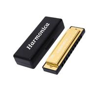 Versatile 10 Hole Metal Harmonica Easy Cleaning Suitable for Easy Learning and Playing in Any Musical Styles Pit Metal
