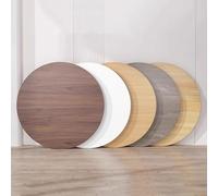 Versatile 100cm Round Grey Oak Dining Table Top - Perfect for Kitchen & Living Room Coffee Table Projects - Stylish & Furniture Panel