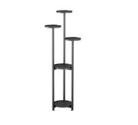 Versatile 100cm Tall Plant Stand - Multi-Tier Indoor/Outdoor Flower Rack, Black Corner Display Shelf, Perfect Planter Holder for Home & Garden Decoration