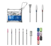 Versatile 10pcs Bits Set Electric File And Gel Steel Tool For Salon Home Use