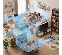 Versatile 12000 BTU 4-in-1 Portable Air Conditioner & Heater - Cooling, Heating, Dehumidifier, Fan - Energy Efficient, Quiet, 24H Timer, Remote, 3 Fan Speeds - Compact for Rooms up to 550 sq.ft - Home