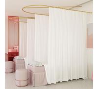 Versatile 120cm Room Divider Privacy Partit - Flat Hook Hospital & Spa Sn for Fitting Rooms, Beau Salons, Bedrooms - Slish White Privacy Solut