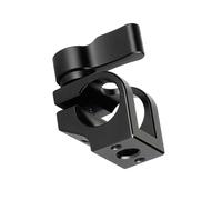 Versatile 15mm Rod Mount Φ15mm Tube Clamp Adapter For Camera Cage Equipment Easy Locking With Black Knob