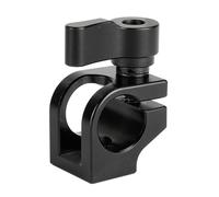 Versatile 15mm Rod Mount Φ15mm Tube Clamp Adapter For Camera Cage Equipment Easy Locking With Black Knob
