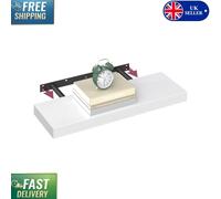 Versatile 20 x 60 cm Floating Shelf - Ideal for Living Room, Kitchen, Study