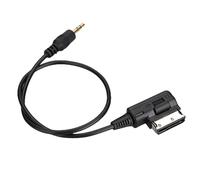 Versatile 3.5mm Sound Adapter Cable Cord for Car Entertainment System Entertainment System with 1M PVC Wire
