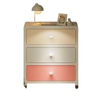 Versatile 3-Drawer Storage Chest, Lightweight Bedside Unit for Bedroom & Entryway, Multi-Layer Colorful Drawer nizer for Clothes & Accessories