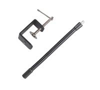 Versatile 35cm 28cm 48cm C Shape Clamp Mount with 1/4 Screw Holes for DSLR Camera Lighting Stand Accessories Metal C Clamp with Flexible Hose