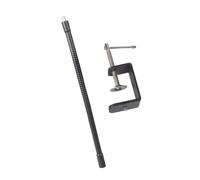 Versatile 35cm 28cm 48cm C Shape Clamp Mount with 1/4 Screw Holes for DSLR Camera Lighting Stand Accessories Metal C Clamp with Flexible Hose