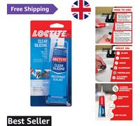 Versatile 3Oz Clear RTV Silicone Adhesive Sealant for Home Repairs and Sealing