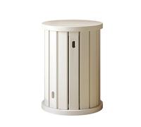 Versatile 4-in-1 Stackable Stools Retro Medieval Wooden Dining Chairs Flexible & Practical for Small Spaces Ideal for Bedroom & Living Room (White Medium)