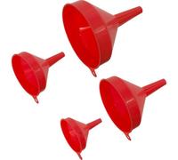Versatile 4 Piece Funnel Set With Fixed Spouts - Perfect For Various Liquids