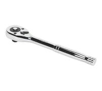 45-Tooth Flip Reverse Ratchet Wrench - 1/2 Inch Sq Drive - Pear Head Design