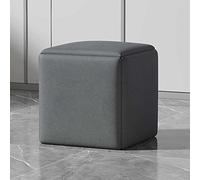 Versatile 5-in-1 Cube Ottoman Chair - Stackable Stools & Swivel Footrest - Ideal for Living/Dining Room - Stylish Technology Cloth Design for Space-Saving & Comfort