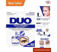 Versatile 5g Lash Adhesive - Clear, Waterproof, Quick-Dry Glue for All-day Wear