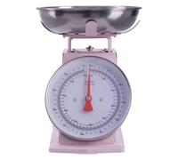 Versatile 5kg Grey Retro Kitchen Scale, Premium Constructed Kitchen Scale, Iron Constructed Baking Scale Interiors by Premier Pink One Size