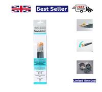 Versatile 6-Piece Watercolour Brush Set with Short Handles - Ideal for Artists