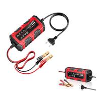 Versatile 6v/12v Battery Charger, Broad Compatibility Various Vehicles and Devices, Advanced Pulse Reconditioning Maintenance