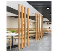 Versatile 8pc Room Divider with Stands 110cm/43.3in Ideal for Living Room Kitchen Classroom Hotel Store Restaurant Slish for Indoor Use