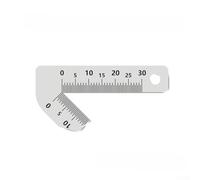 Versatile 90 Degree Chamfer Tool, Exactness Square Right Angle Blocks 0-15mm 65 mm / 2.56 in L Shape For Engineer Carpenter(45° small)