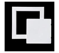 Versatile ABS Plastic Inspection Hatch, Self Adhesive ABS Wall Access Panel for Shower Multiple Sizes Multicolor(White,325x325mm/12.8x12.8in)