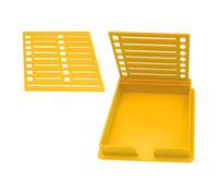 Versatile Adhesive Comrade Pick-up Template | Portable Holding Dispenser with Storage Box | Using Two Box for 3x3 Self Adhesive Notepad