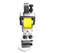 Versatile Adjustable Rolled Hemmer Presser Foot, Roller Presser Rubber Wheel Foot, Adjustable Steel Sewing Foot, Sewing Machine Attachments For Most Industrial Sewing Machines