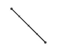 Versatile Adjustable Window Curtain Rod Easy Installation Expandable Carbon Steel Fits Various Sizes for Drapery and Valances