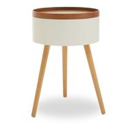Versatile And Functional Storage Side Table, Elegant Bed Side Drawer, Stylish Legs of Small Lounge Tables Premier Housewares Natural One Size