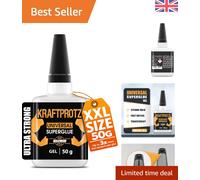 Versatile ARKA Super Glue Gel - 1.75 Oz for Metal, Plastic, Wood & Rubber Bonds