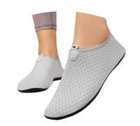 Versatile Barefoot Water Shoes for Women Adults Beach Swimming Pool Lake Kayaking Surfing Hiking Adventures (Grey, 7.5)