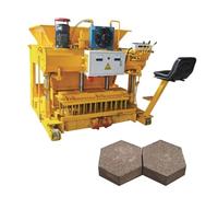 Versatile Block Making Machine, Adjustable Size Settings for Custom Bricks & Blocks - Perfect for Residential Construction, Road Paving & Landscaping Projects