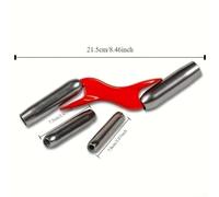 Versatile Brick Jointer Tool Set with Ergonomic Handle 4 Sizes Professional Masonry Wall Seam Trimmer Hardened Steel Brick Seams Trowel for Bricklaying(black)