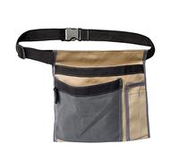 Versatile Canvas Apron with Adjustable Waist - The Ultimate Tool Bag for Electricians with Multiple Pockets