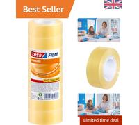 Versatile Clear Tape - 33m x 19mm Self-Adhesive Rolls, Great for Home and School