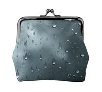 Versatile coin purse with rain drops on glass for all occasions