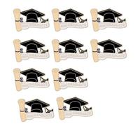 Versatile Commemorative Doctoral Hat Badge Academic Pin 25mm for Students 2026 Doctor Cap Badge